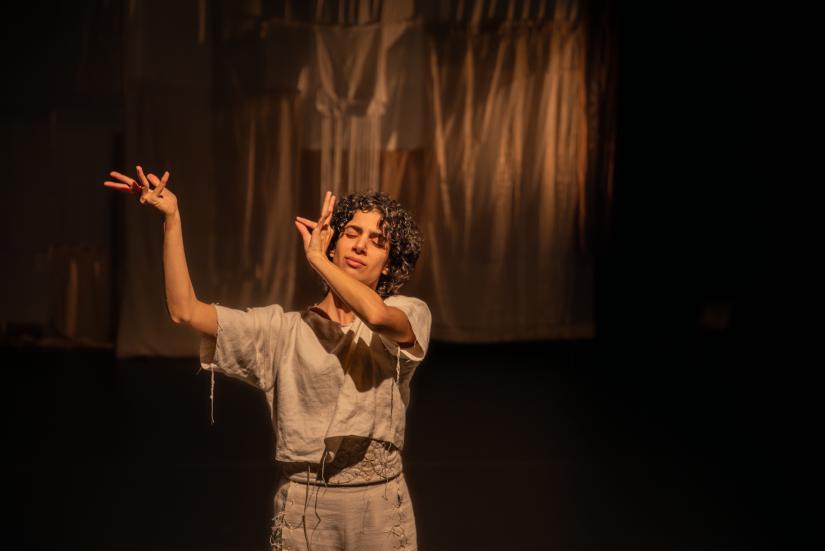 Lydia Touliatou in the performance
