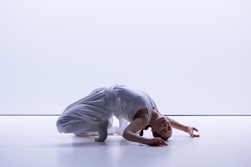 Photo: Kai Kuusisto One dancers. They are bent backwards.