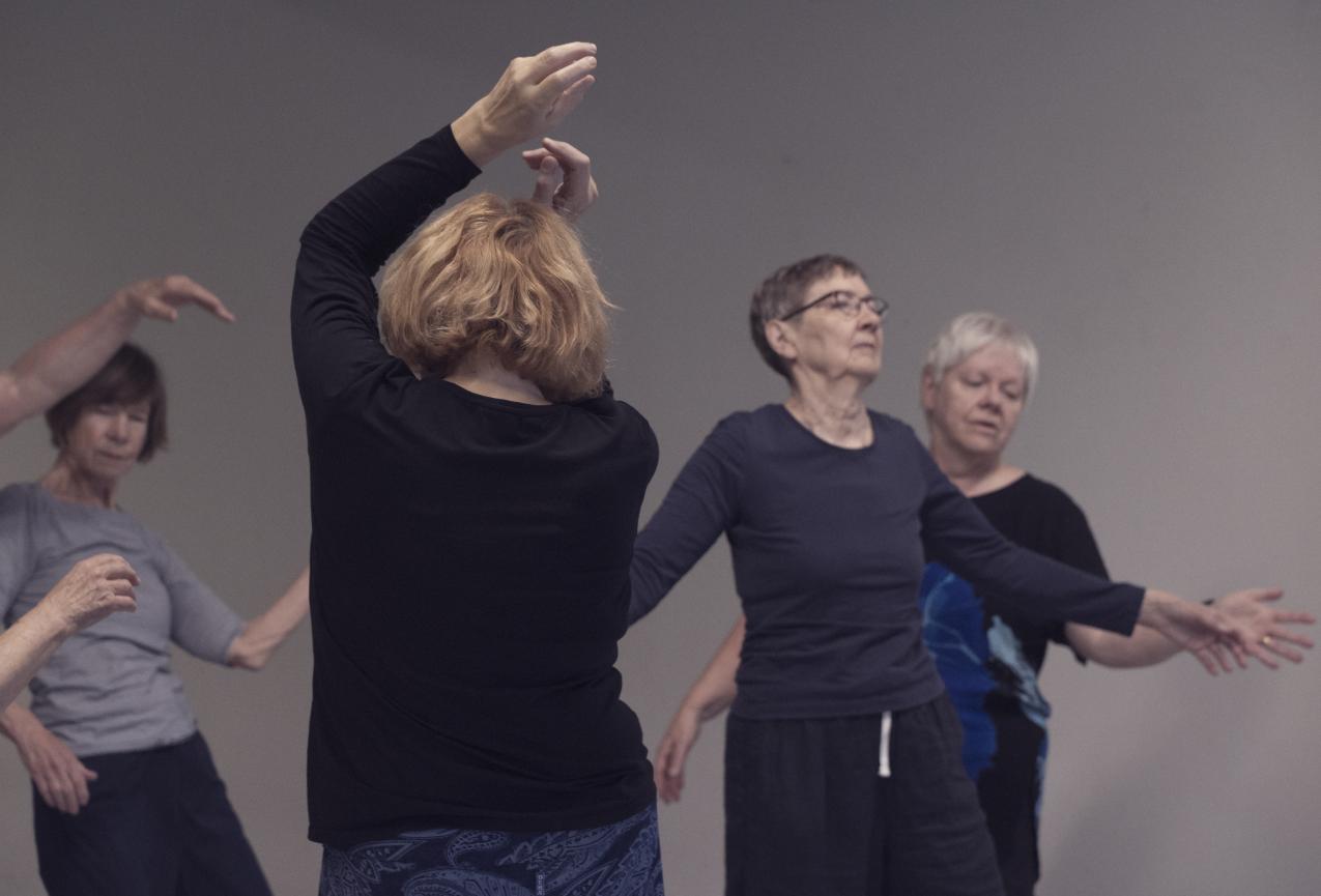 Senioreita kurssilla