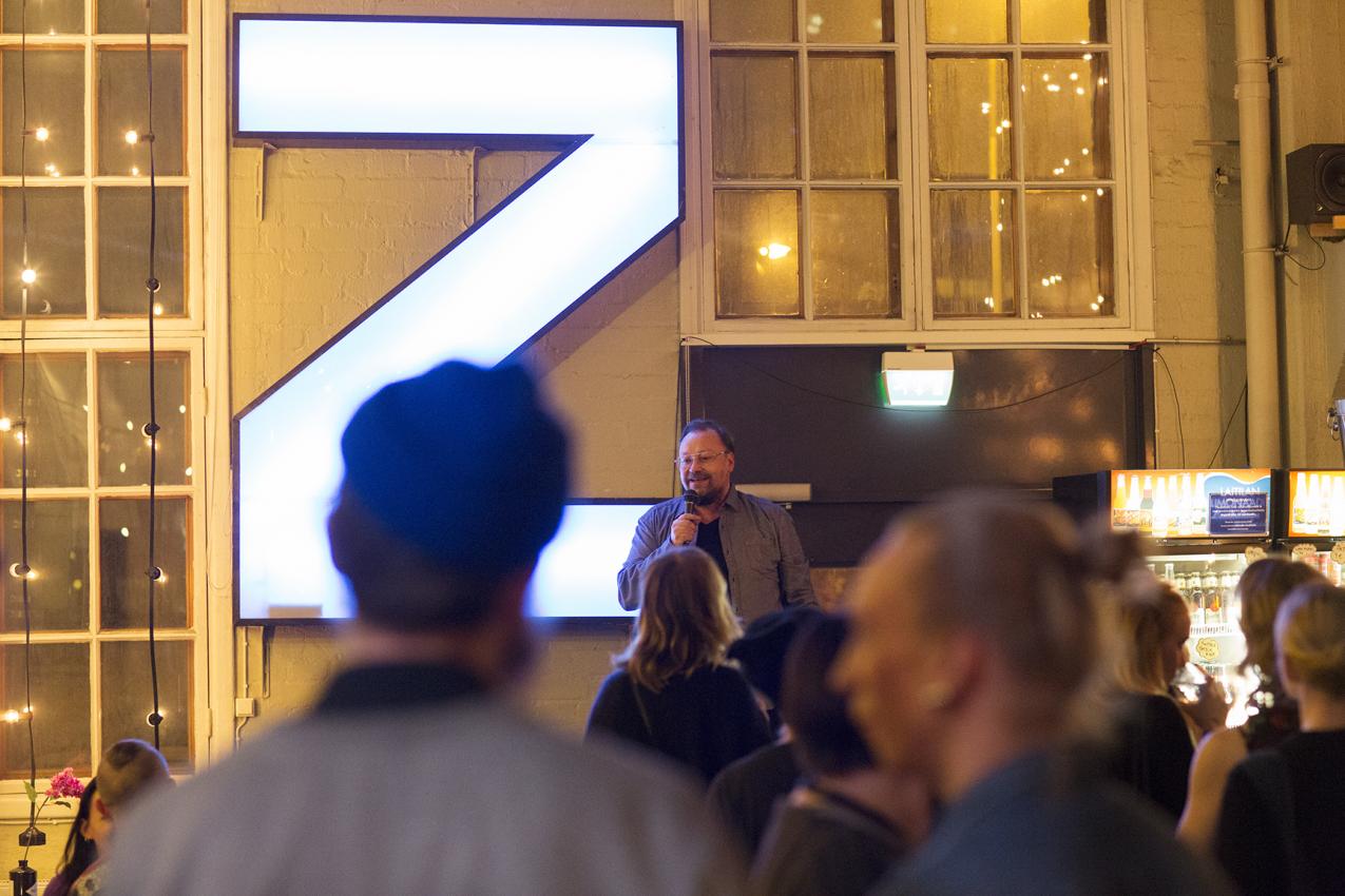 Kuva Zodiakin yleisöaulasta.