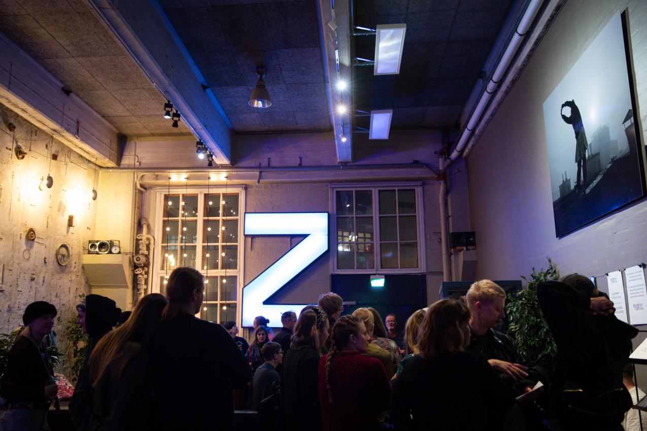 Kuva Zodiakin yleisöaulasta