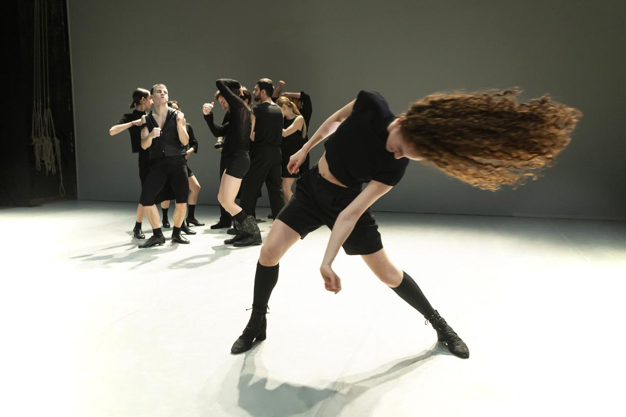 Dancers in the performance