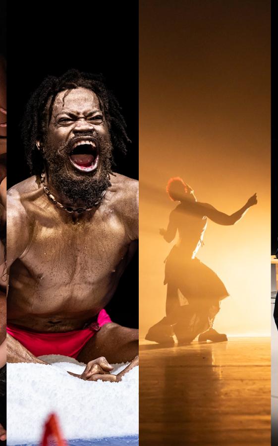 Collage photo of the performance photos