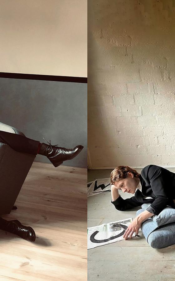 Yhdistelmäkuva kahdesta kuvasta. Vasemmalla Cia Rinne, oikealla Ninu Lindfors